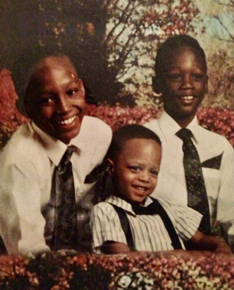 The Rush brothers — Kareem, JaRon, and Brandon — as kids in Kansas City